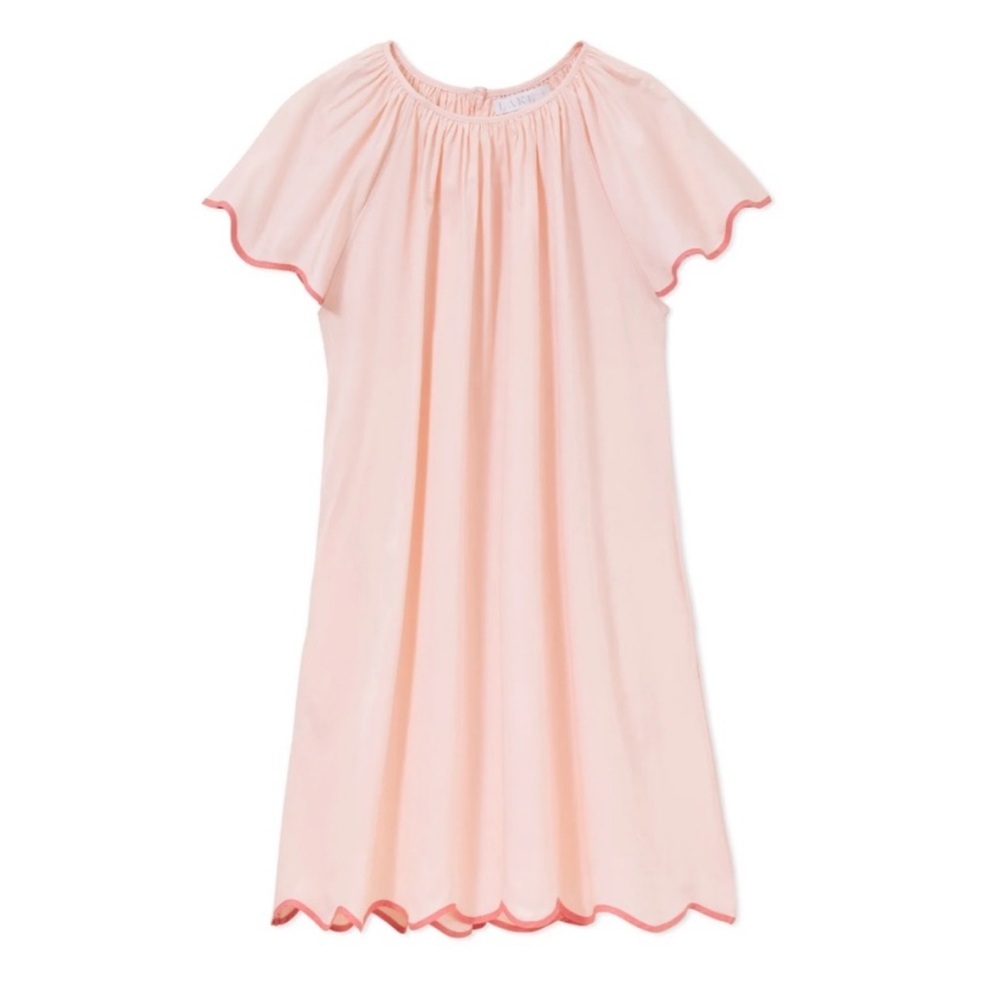 Lake Pajamas Garden Dress in Peach. Size XS